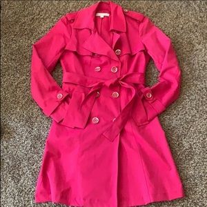 NY&Co Pink Raincoat Size Medium